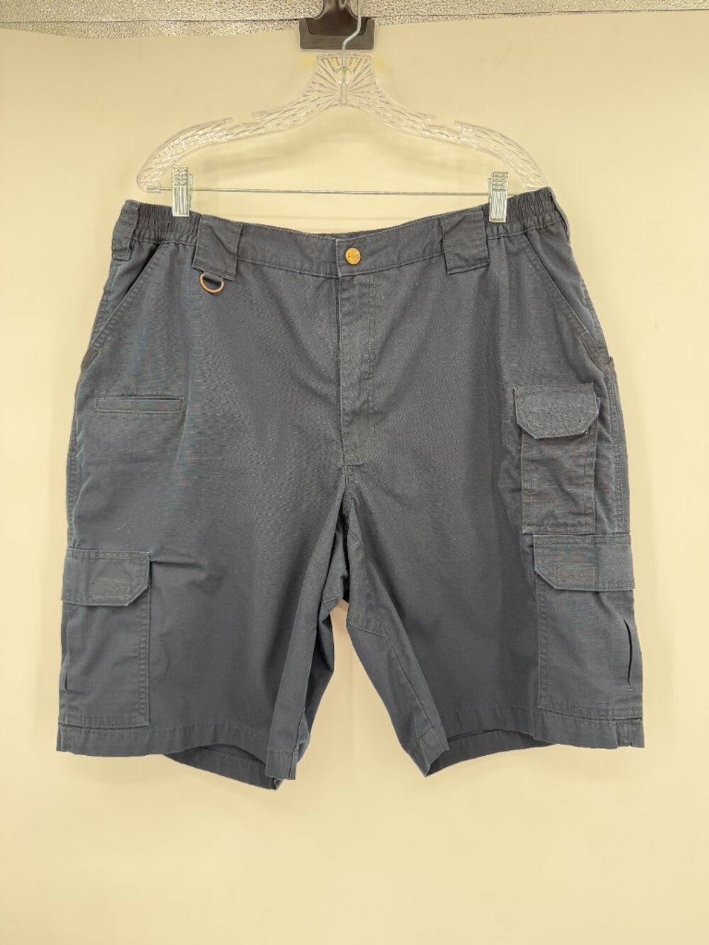 5.11 Tactical Men’s 40 Cargo Shorts Navy Blue Ripstop Utility